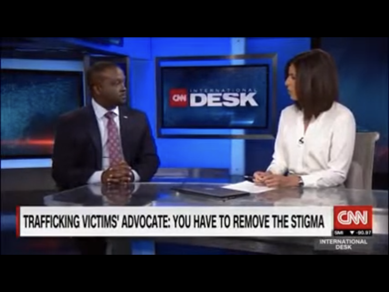CNN International Interview Human Trafficking | Daniel Blackman